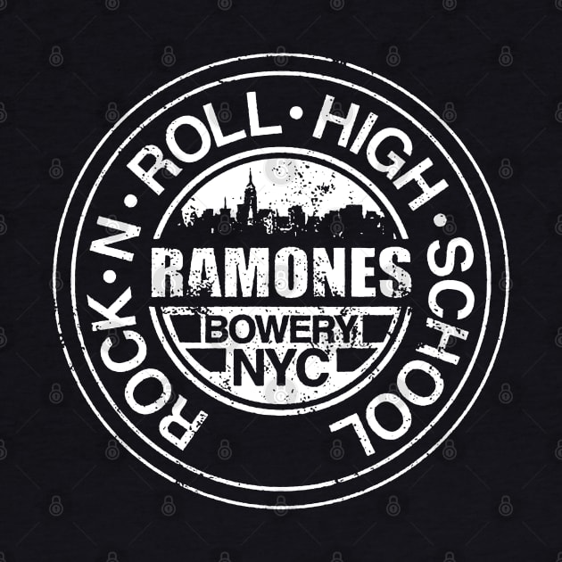 Rock 'N' Roll High School - Bowery NYC by CosmicAngerDesign